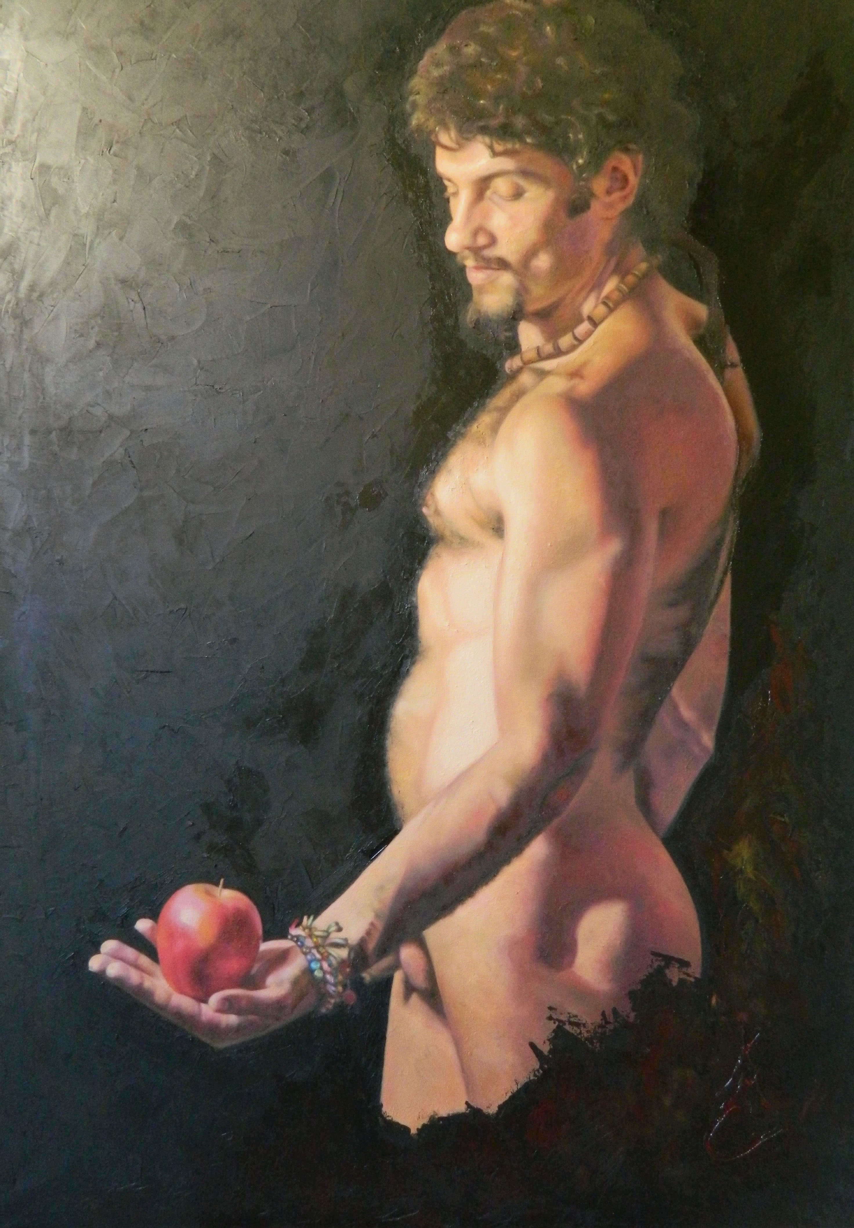 Adamo - Oil painting on canvas - 100x149 cm