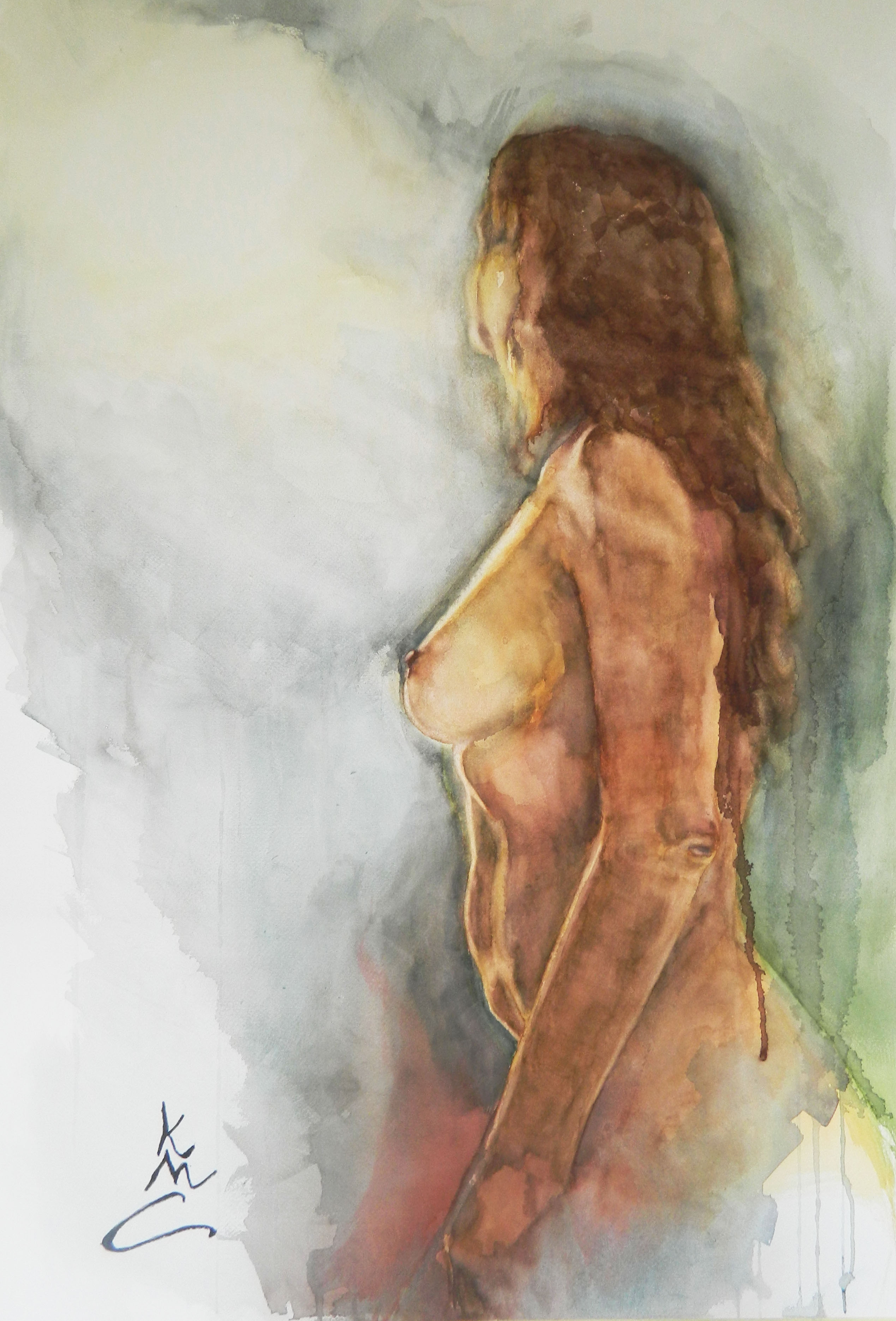 Essere Luce - Watercolor- 85x116 cm