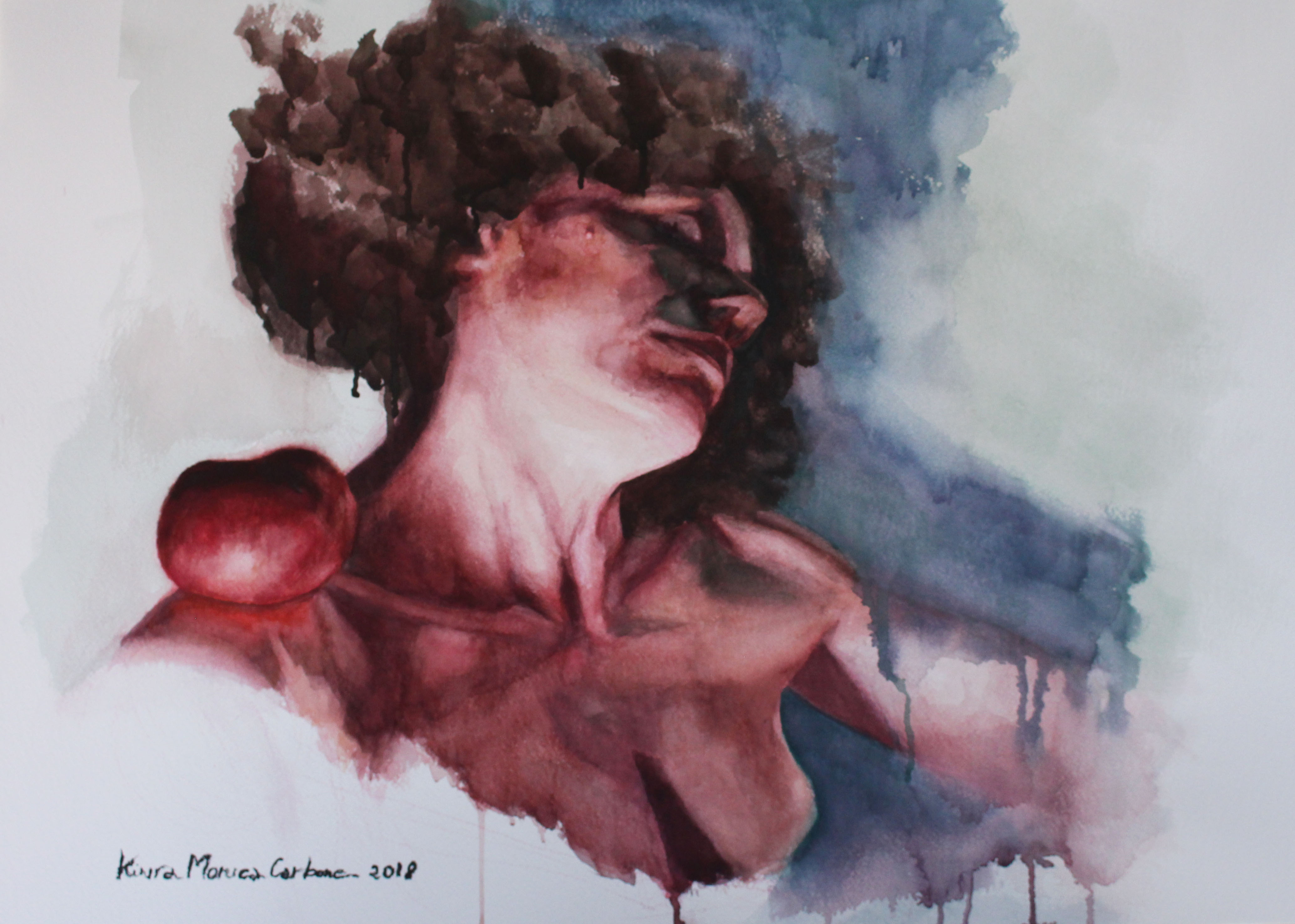 Nuova Eva 2 - Watercolor- 69x90 cm